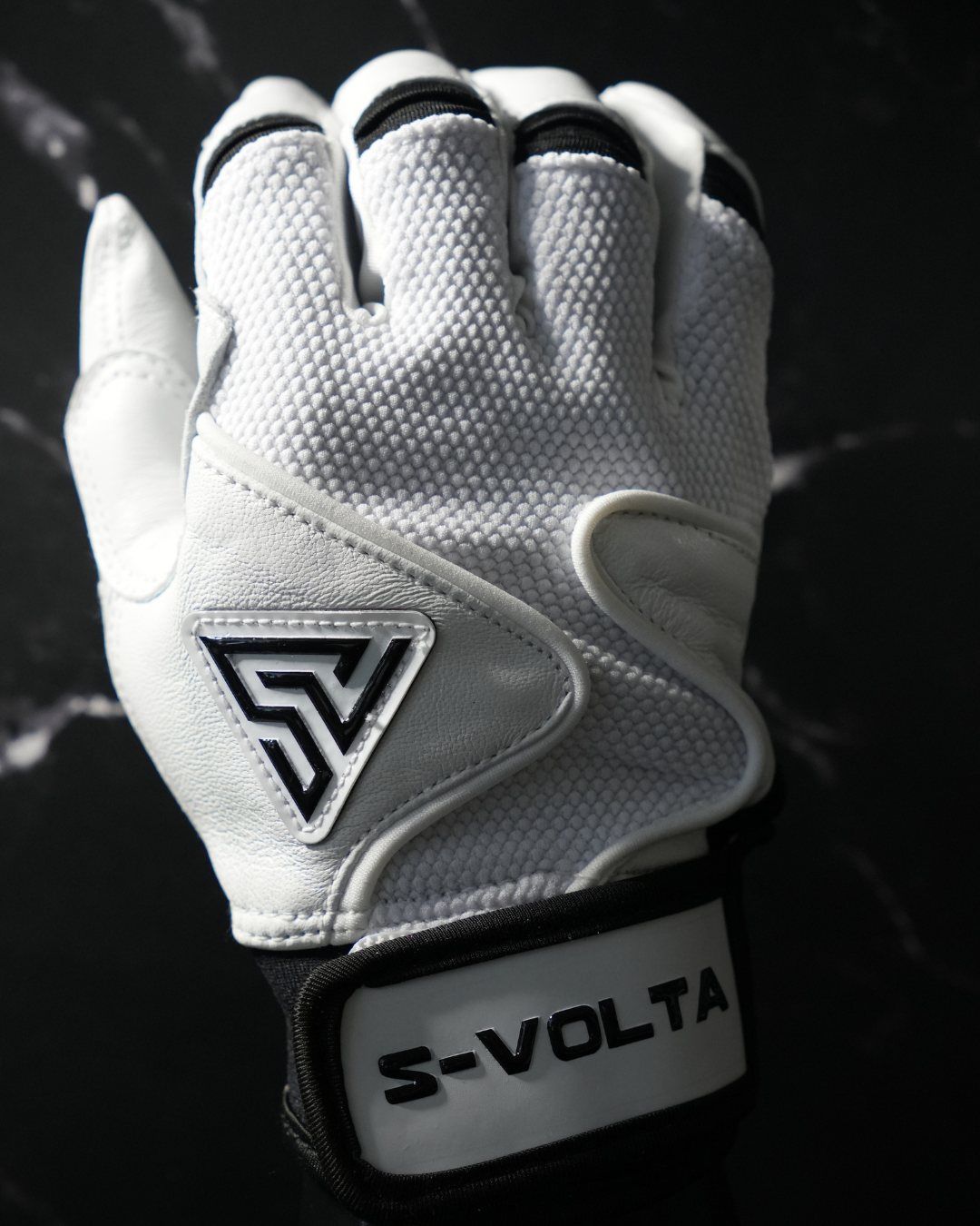 プレミアムモデル バッティンググローブ 【WHITE × BLACK】