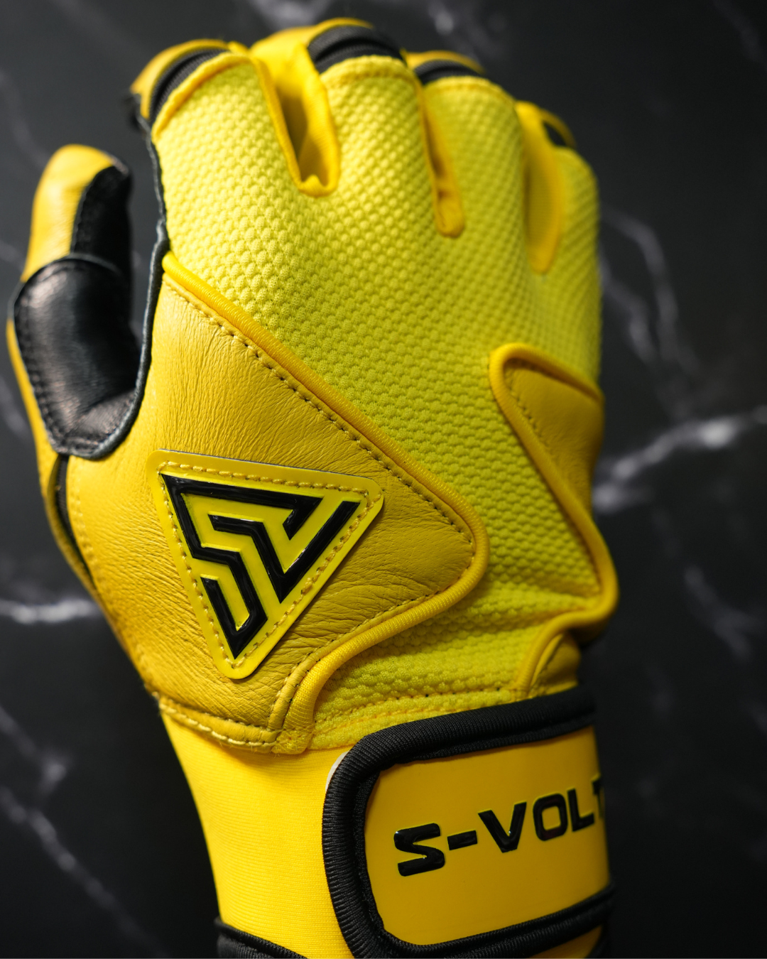 プレミアムモデル バッティンググローブ【YELLOW × BLACK】