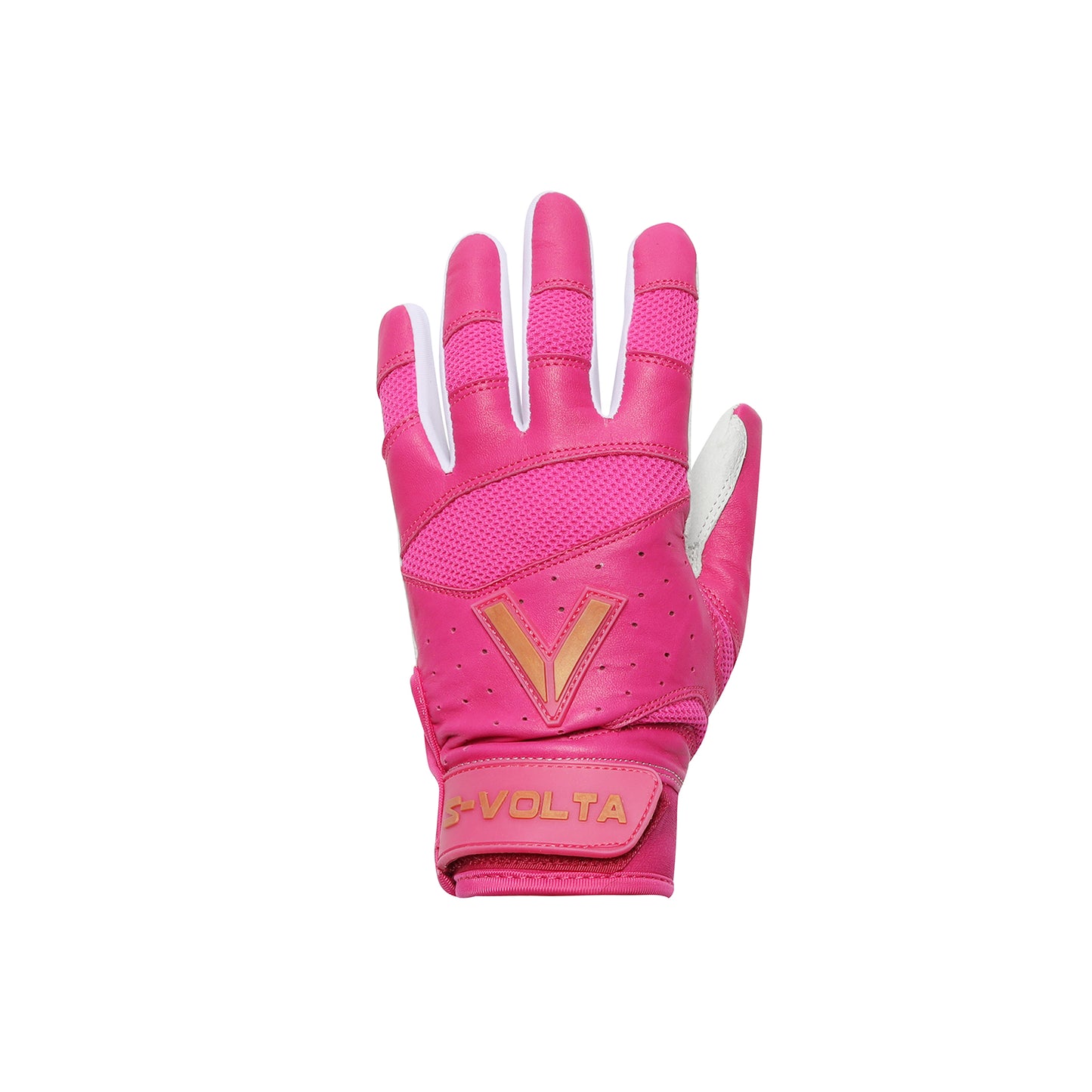 ハイクオリティーモデル バッティンググローブ 【PINK× GOLD】