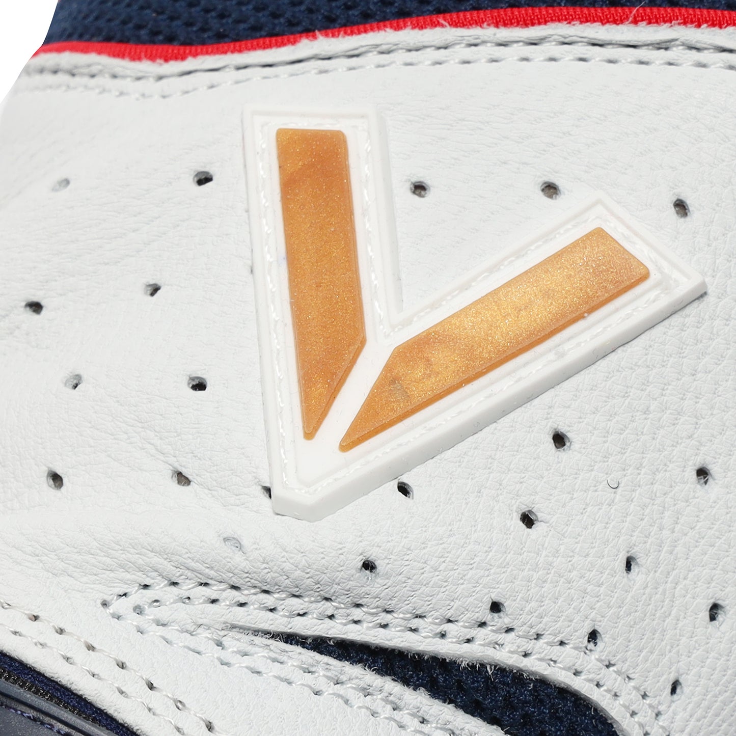 ハイクオリティーモデル バッティンググローブ 【WHITE × NAVY × RED】