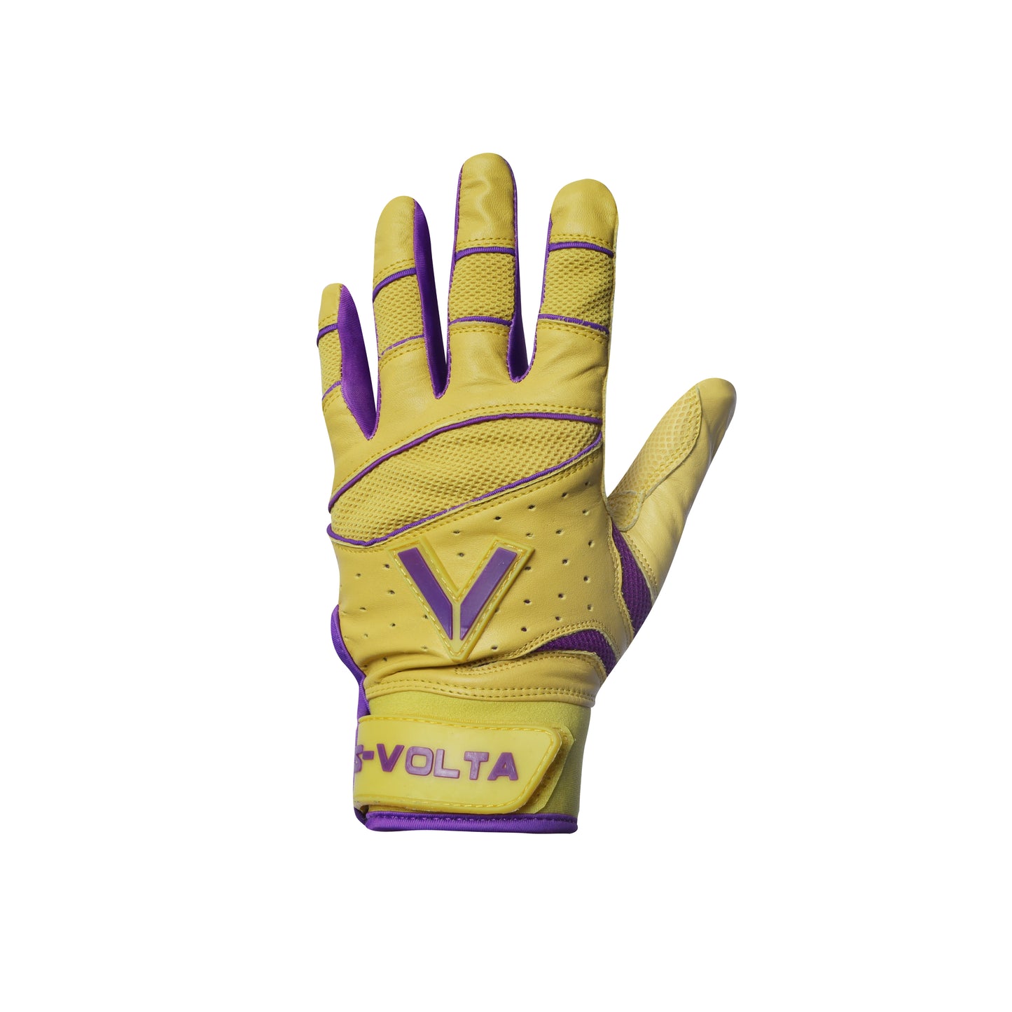 ハイクオリティーモデル バッティンググローブ 【YELLOW × PURPLE】