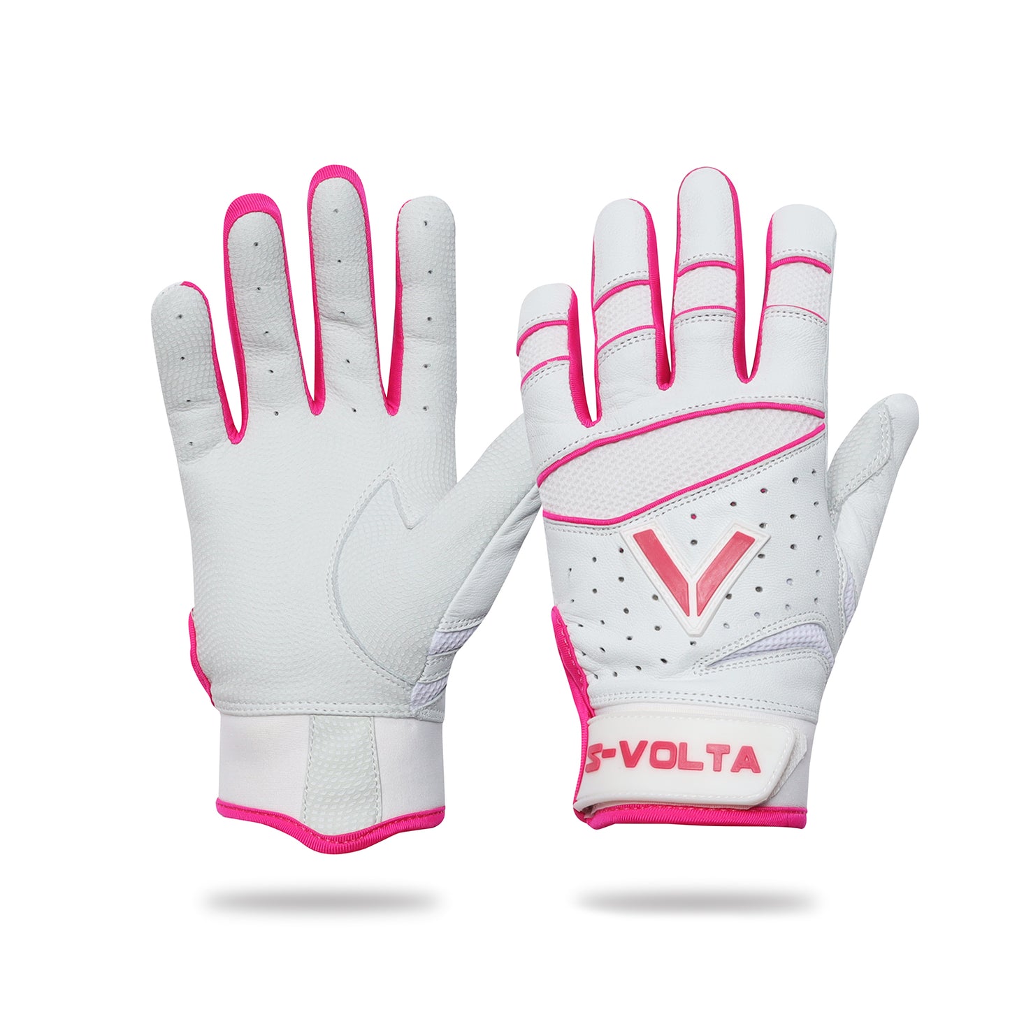 ハイクオリティーモデル バッティンググローブ【WHITE × PINK】