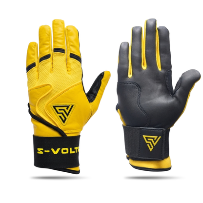 プレミアムモデル Wrist Lock バッティンググローブ【YELLOW × BLACK】