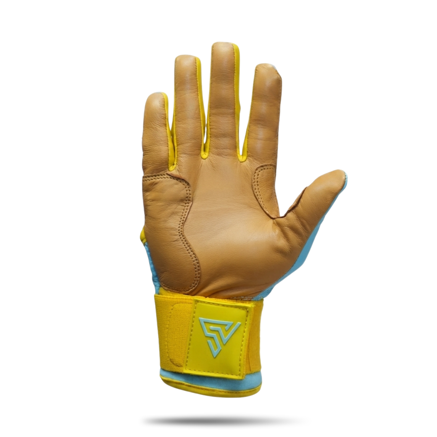 プレミアムモデル Wrist Lock バッティンググローブ【SKY BLUE × YELLOW】