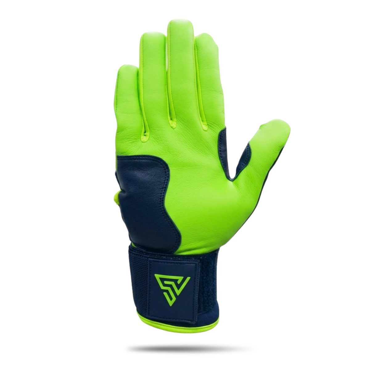 プレミアムモデル Wrist Lock バッティンググローブ【GRADATION / NAVY × NEON GREEN】