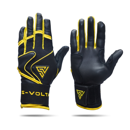 プレミアムモデル Wrist Lock バッティンググローブ【BLACK × YELLOW】