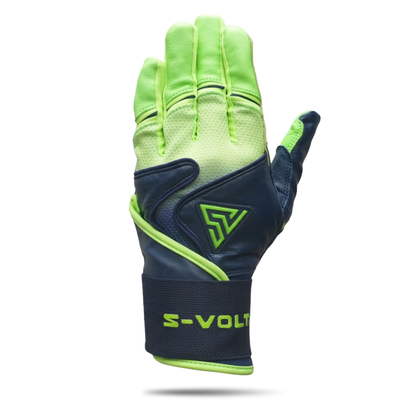 プレミアムモデル Wrist Lock バッティンググローブ【GRADATION / NAVY × NEON GREEN】
