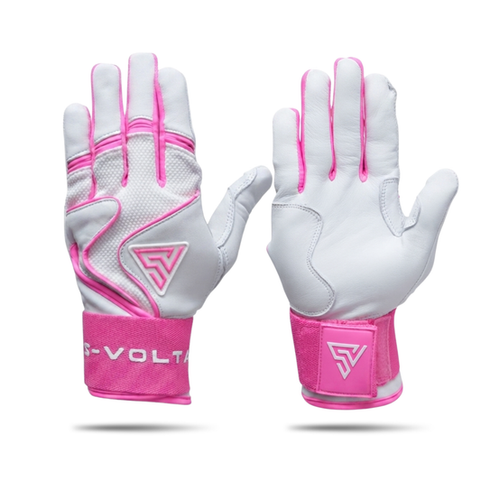 プレミアムモデル Wrist Lock バッティンググローブ【WHITE × PINK 】