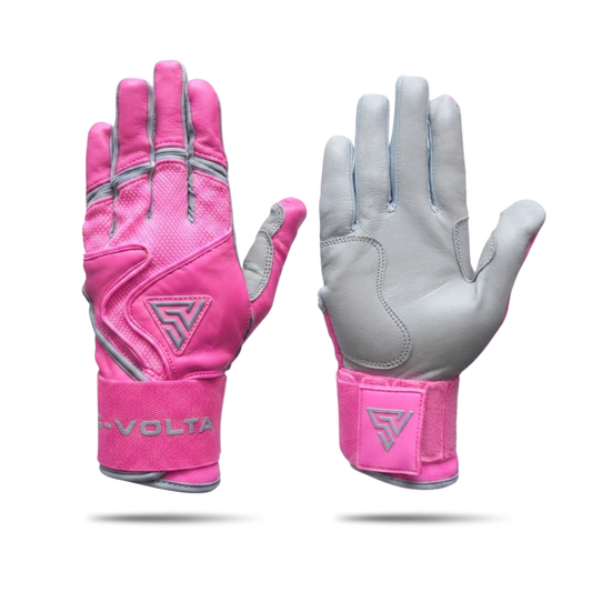 プレミアムモデル Wrist Lock バッティンググローブ【PINK × GRAY】