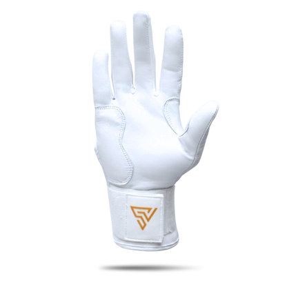プレミアムモデル Wrist Lock バッティンググローブ【WHITE × GOLD】