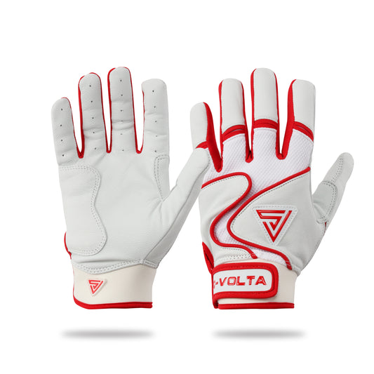 プレミアムモデル バッティンググローブ 【WHITE × RED】