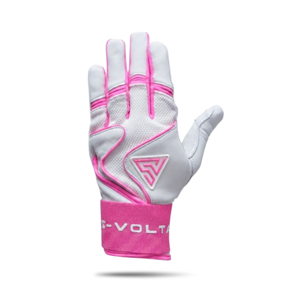 プレミアムモデル Wrist Lock バッティンググローブ【WHITE × PINK 】