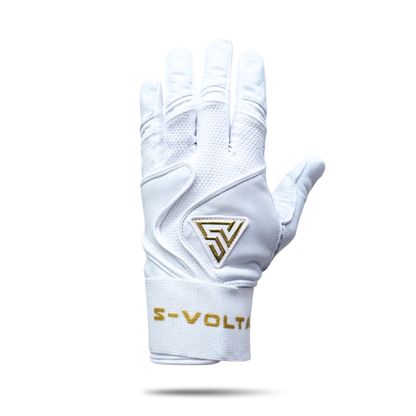 プレミアムモデル Wrist Lock バッティンググローブ【WHITE × GOLD】