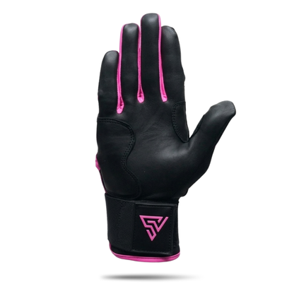 プレミアムモデル Wrist Lock バッティンググローブ【BLACK × PINK】