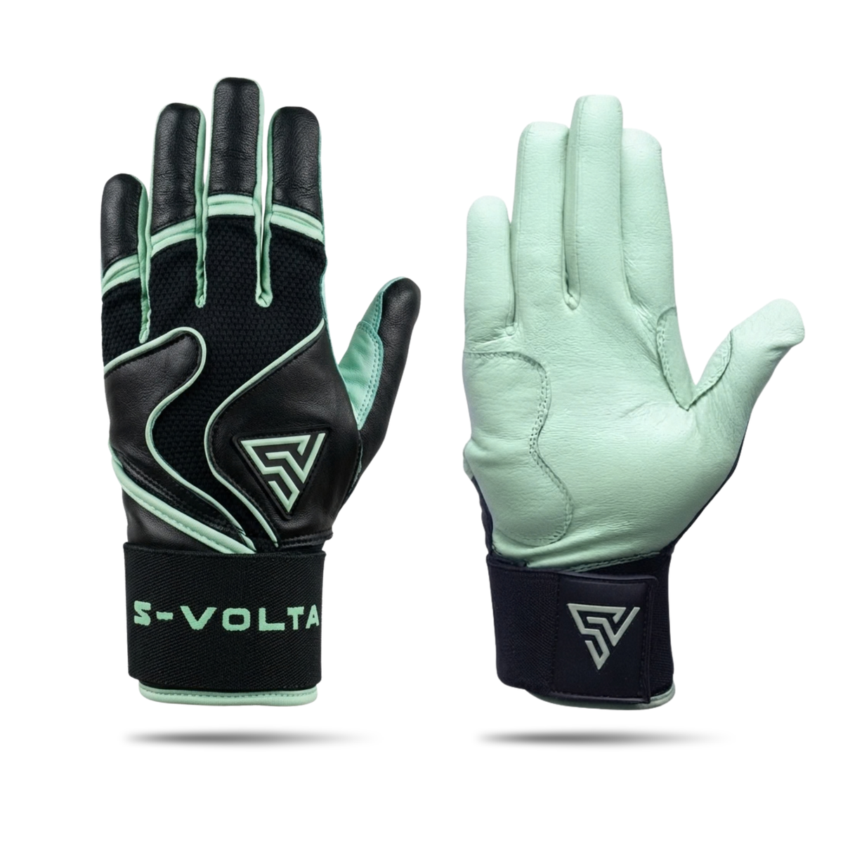 プレミアムモデル Wrist Lock バッティンググローブ【BLACK × MINT GREEN】