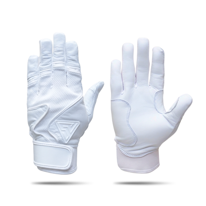プレミアムモデル バッティンググローブ 学生対応【ALL WHITE】