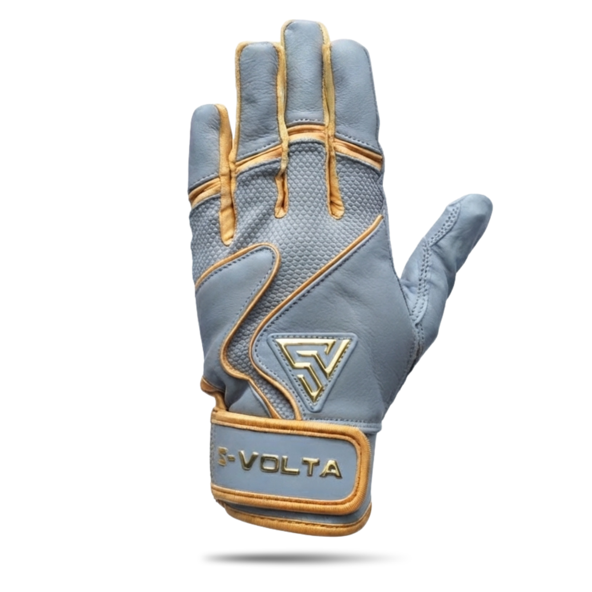 プレミアムモデル バッティンググローブ【LIGHT GRAY × GOLD】