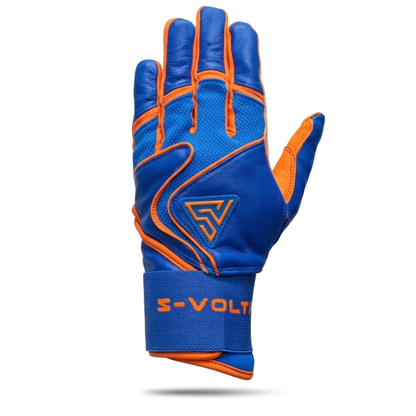 プレミアムモデル Wrist Lock バッティンググローブ【BLUE  × ORANGE】