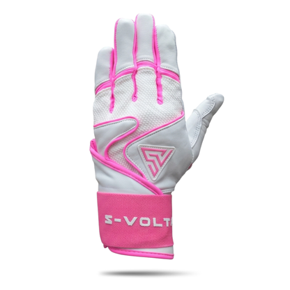 プレミアムモデル Wrist Lock バッティンググローブ【WHITE × PINK 】