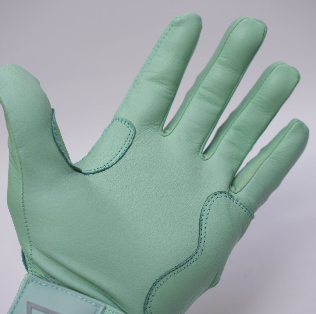 プレミアムモデル Wrist Lock バッティンググローブ【MINT GREEN × SILVER】