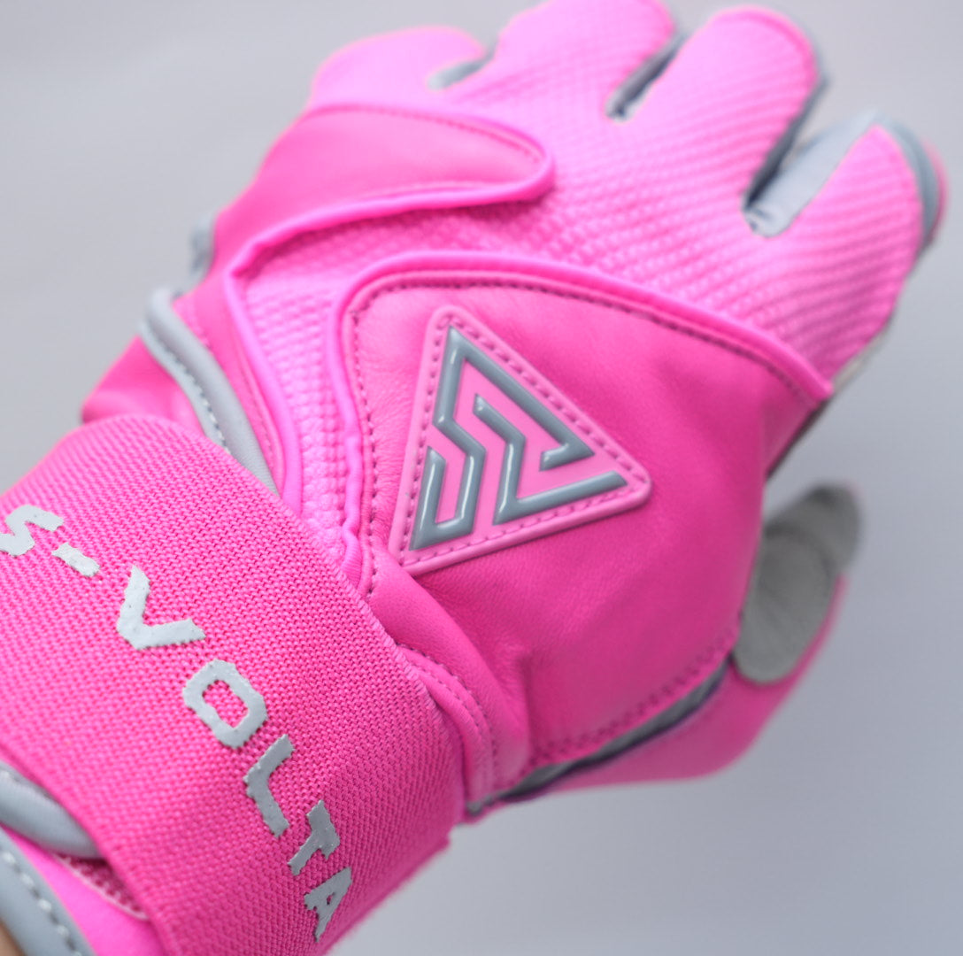 プレミアムモデル Wrist Lock バッティンググローブ【PINK × GRAY】