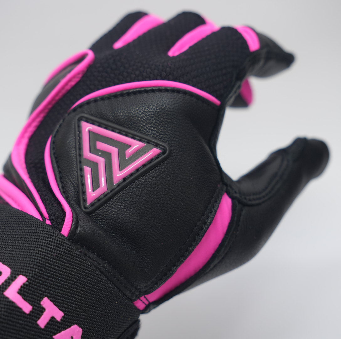 プレミアムモデル Wrist Lock バッティンググローブ【BLACK × PINK】