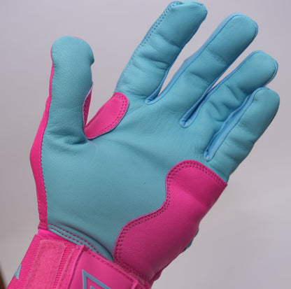 プレミアムモデル Wrist Lock バッティンググローブ【GRADATION / PINK × SKY BLUE】