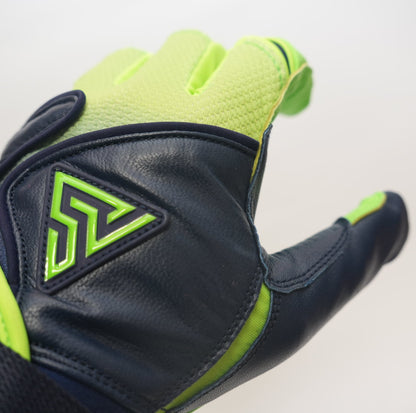 プレミアムモデル Wrist Lock バッティンググローブ【GRADATION / NAVY × NEON GREEN】