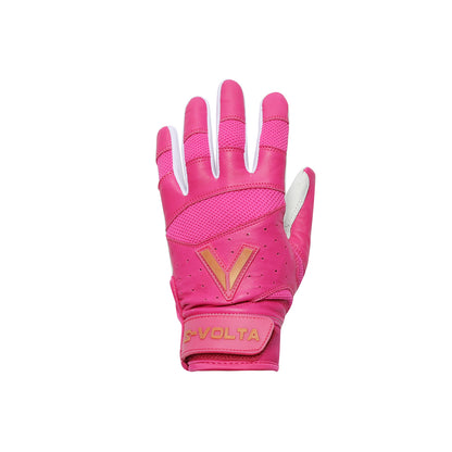 ハイクオリティーモデル バッティンググローブ 【PINK× GOLD】