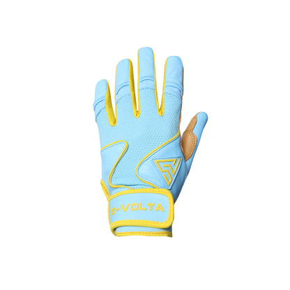 プレミアムモデル バッティンググローブ【SKY BLUE × YELLOW】