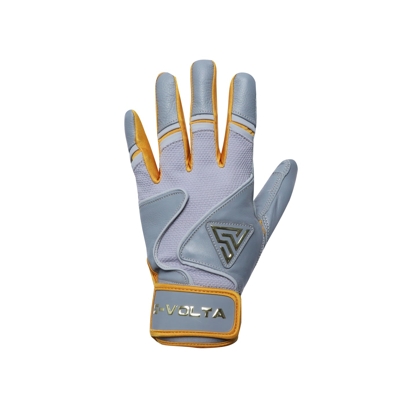 プレミアムモデル バッティンググローブ【LIGHT GRAY × GOLD】