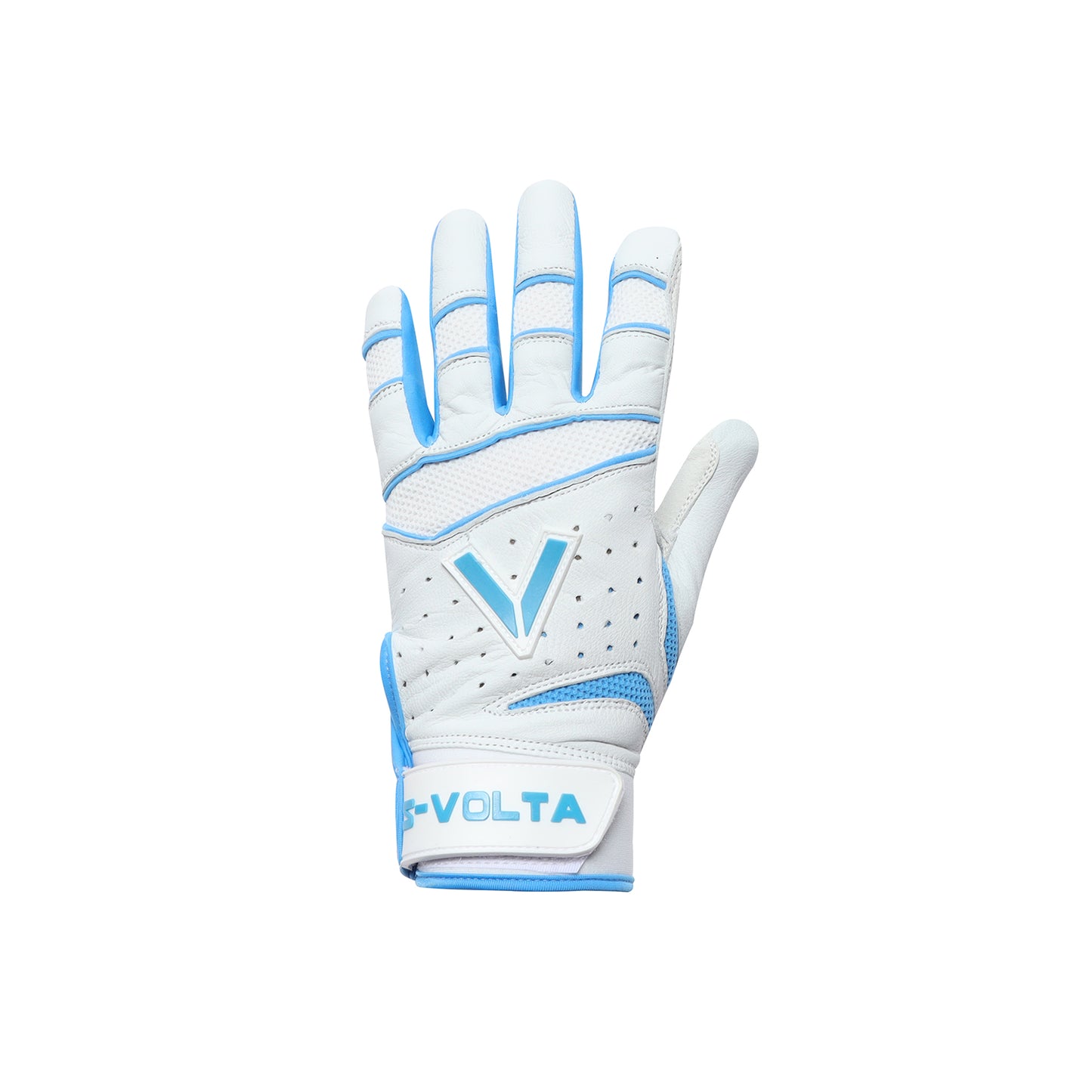 ハイクオリティーモデル バッティンググローブ【WHITE × LIGHT BLUE】