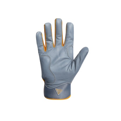 プレミアムモデル バッティンググローブ【LIGHT GRAY × GOLD】