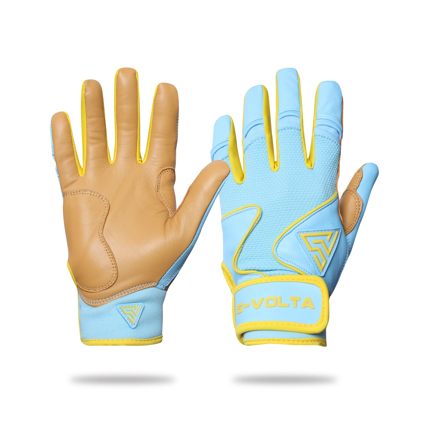 プレミアムモデル バッティンググローブ【SKY BLUE × YELLOW】