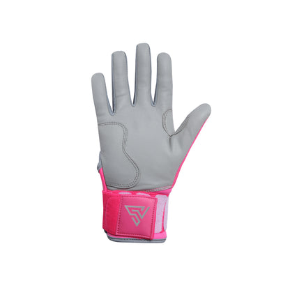プレミアムモデル Wrist Lock バッティンググローブ【PINK × GRAY】