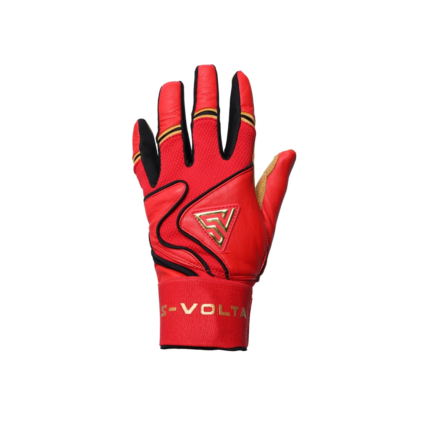 プレミアムモデル Wrist Lock バッティンググローブ【RED× GOLD×RED】