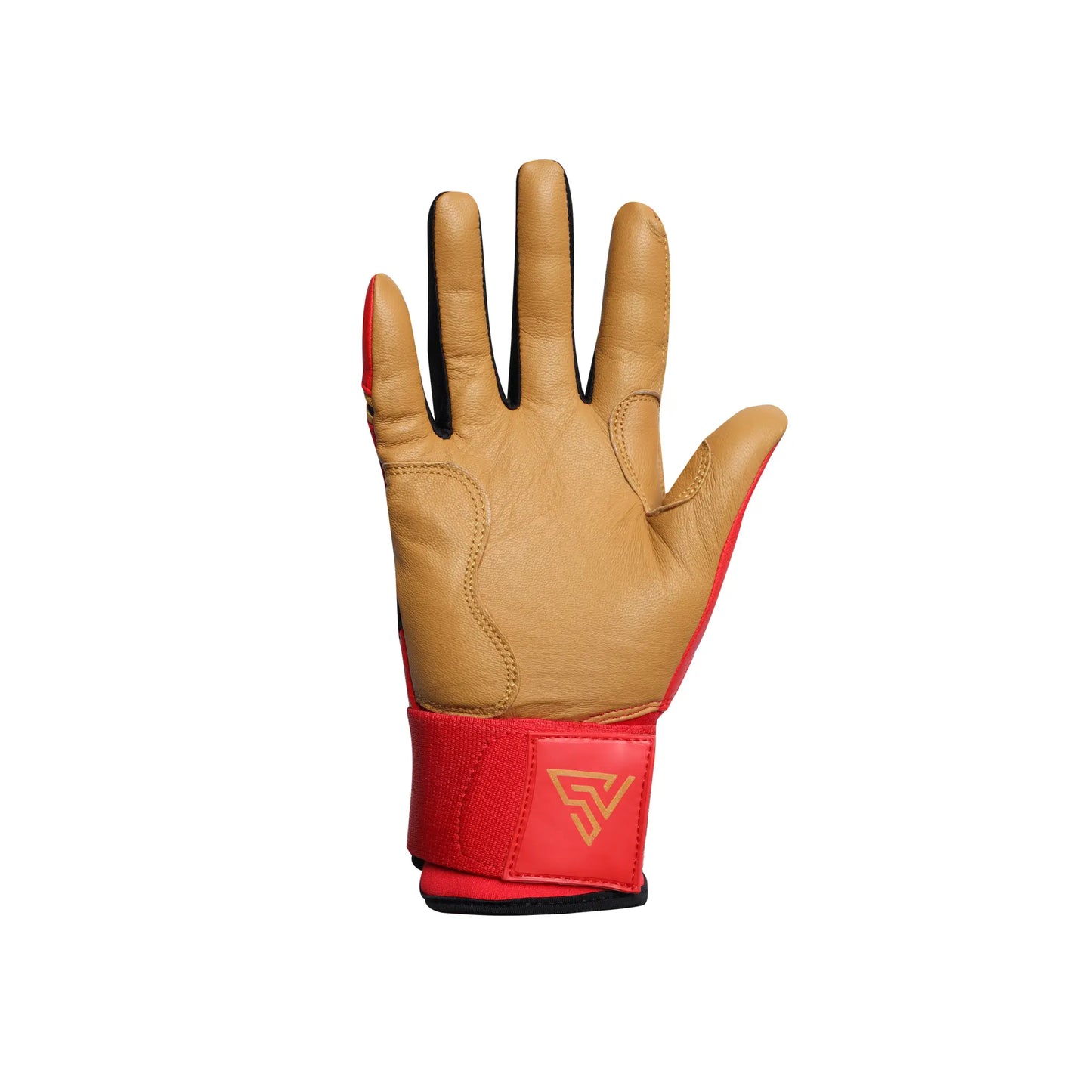 プレミアムモデル Wrist Lock バッティンググローブ【RED× GOLD×RED】