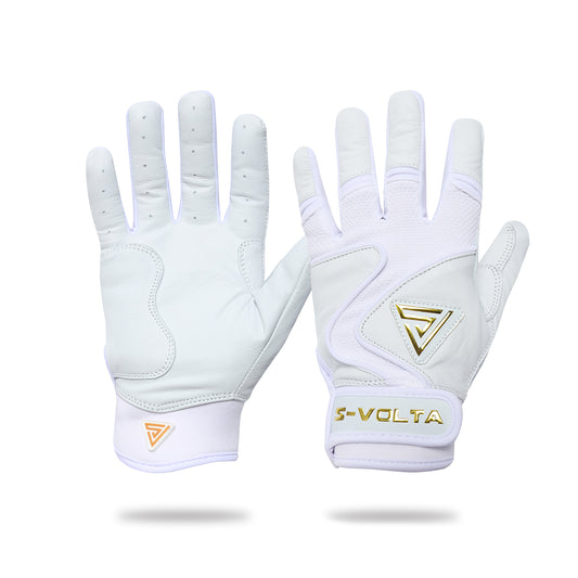 プレミアムモデル バッティンググローブ 【WHITE × GOLD】