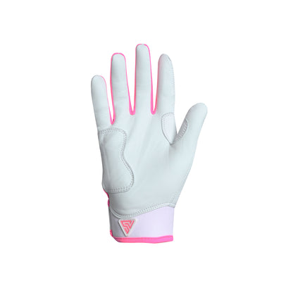 プレミアムモデル バッティンググローブ【WHITE × PINK】