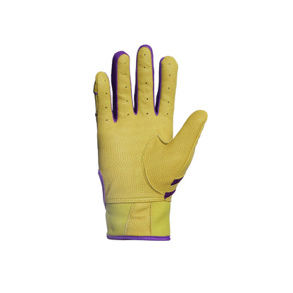 ハイクオリティーモデル バッティンググローブ 【YELLOW × PURPLE】