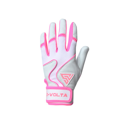 プレミアムモデル バッティンググローブ【WHITE × PINK】