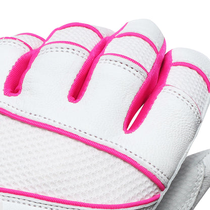 ハイクオリティーモデル バッティンググローブ【WHITE × PINK】