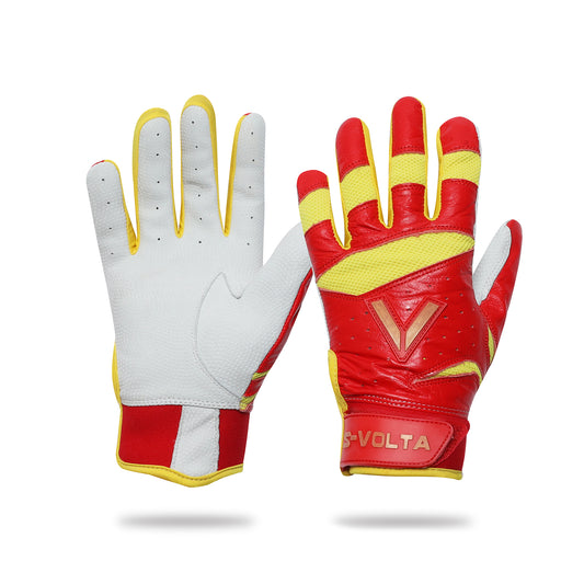 ハイクオリティーモデル バッティンググローブ【RED × YELLOW】