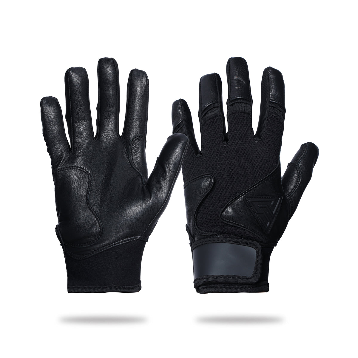 プレミアムモデル バッティンググローブ 学生対応【ALL BLACK】 – S 