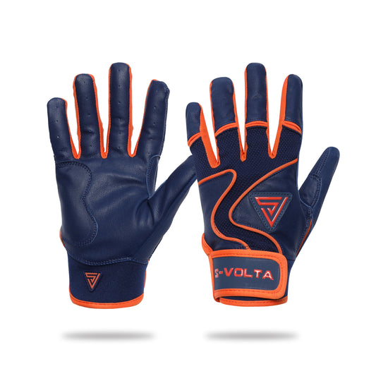 プレミアムモデル バッティンググローブ 【NAVY × ORANGE】