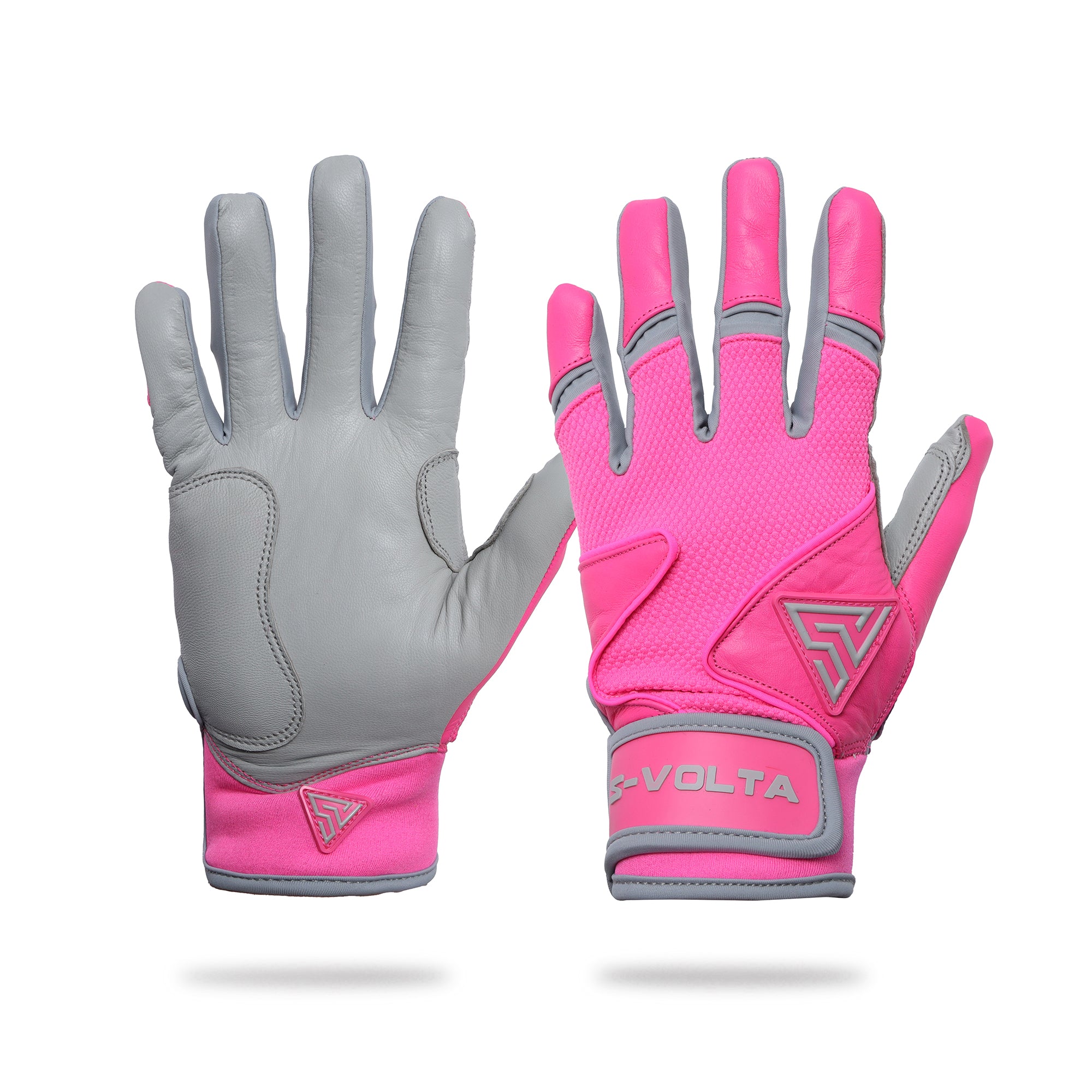 プレミアムモデル バッティンググローブ【PINK × GRAY】 – S-VOLTA